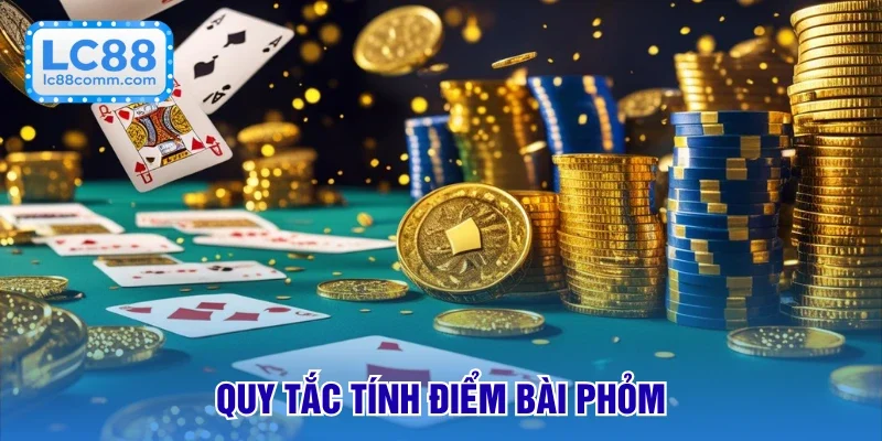 Quy tắc điểm ở cách chơi bài phỏm